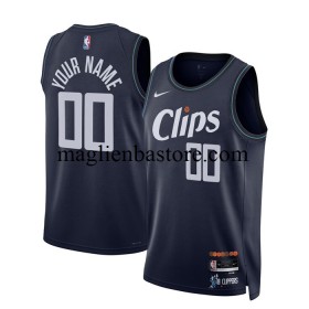 Maglia NBA Los Angeles Clippers Personalizzate Nike 2023-2024 City Edition Navy Swingman - Uomo